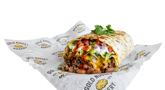 Beef N Bean Burrito with ⭐️Guajillo Red Sauce⭐️