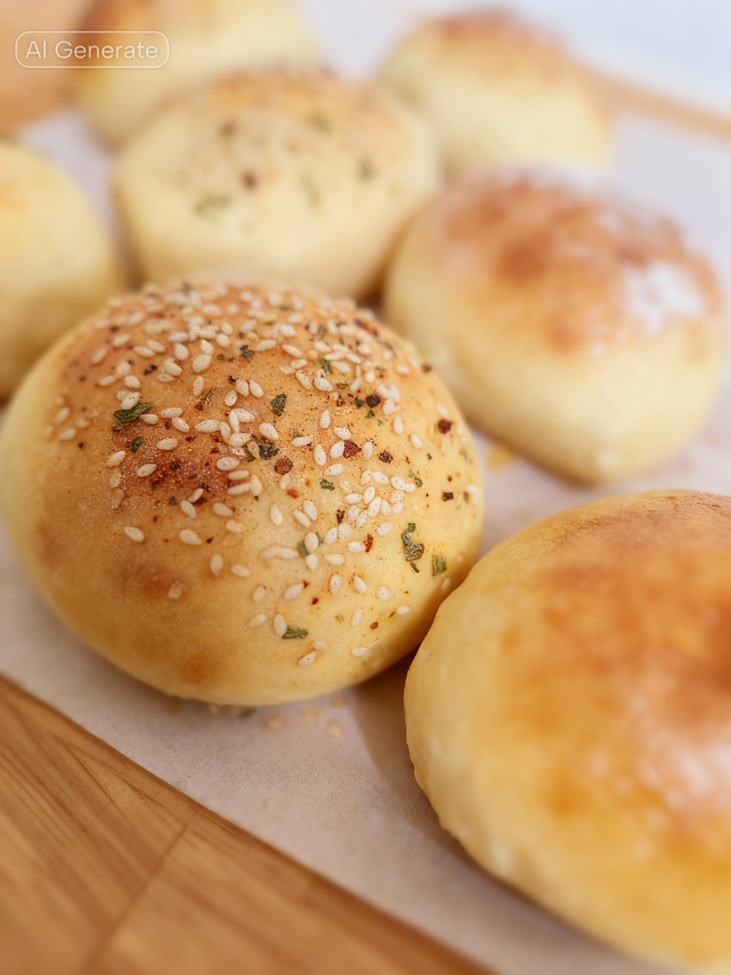 Golden Potato Rolls (6 Pack)